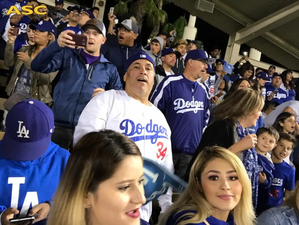 ASC night with the Dodgers