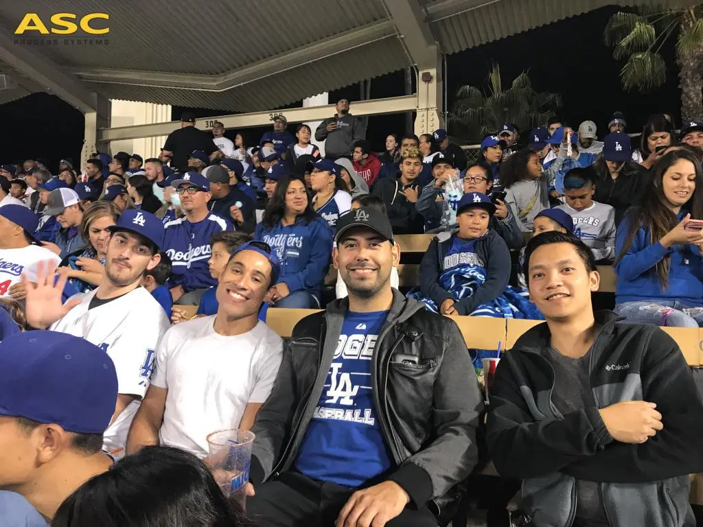 ASC night with the Dodgers